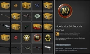 Conta Steam NÍVEL 23 / Faceit LVL 10 - Counter Strike CS