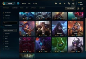 Conta prata 1 com 142 champs e 88 skins (MAIN ADC) - League of Legends LOL