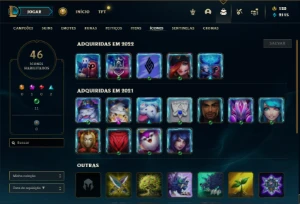 Conta bronze 2 com 33 Champs e 5 Skins - League of Legends LOL