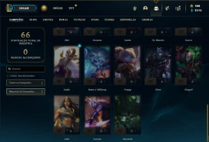 Conta bronze 2 com 33 Champs e 5 Skins - League of Legends LOL