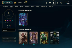 Conta bronze 2 com 33 Champs e 5 Skins - League of Legends LOL