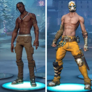 Conta Fortnite Skin Travis Scott-Borderlands