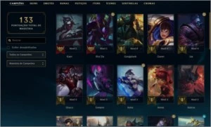 Conta Ouro 3, com skins Épicas e Lendárias! - League of Legends LOL