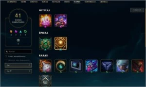 Conta Ouro 3, com skins Épicas e Lendárias! - League of Legends LOL