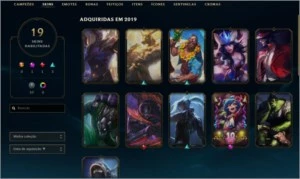 Conta Ouro 3, com skins Épicas e Lendárias! - League of Legends LOL