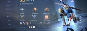 Conta de Mobile legends