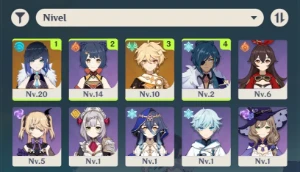 Conta Iniciante Ar12 C/Yelan (User+Aniversário Livres - Genshin Impact
