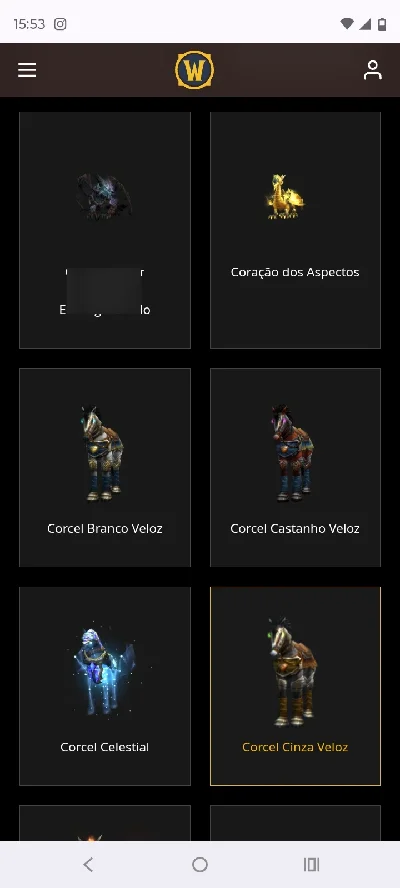 Conta WoW 275 montarias - Blizzard