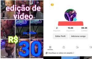 Editor de vídeo especializado em tiktok - Redes Sociais
