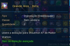 X7 item Grande Xros - Beta LADMO - Omegamon