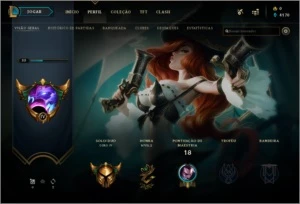 Conta GOLD MMR PLATINA+ 71% WR - League of Legends LOL