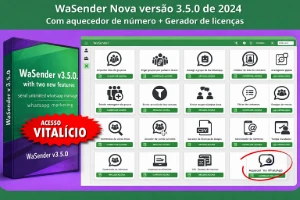 WASender – Disparos Automáticos no  [conteúdo removido] App Mais Produtivos - Outros