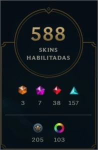 Conta League of Legends (Valorant e Tft com skins inclusas) LOL