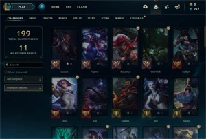 CONTA PLATINA - League of Legends LOL