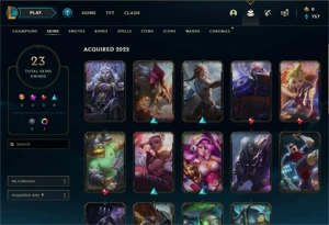 CONTA PLATINA - League of Legends LOL