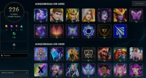 Conta League of legends 200+ skins LOL