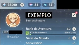 Conta reroll com primogems - Genshin Impact