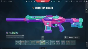 Conta de Valorant com 2k537 gastos de skin.