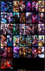Conta League Of Legends D4 Mmr Alto 122 Champs 37 Skins LOL