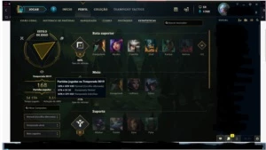Conta League Of Legends D4 Mmr Alto 122 Champs 37 Skins LOL
