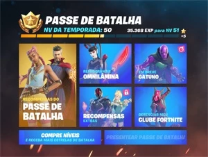 CONTA FORTNITE COM CAVALEIRO NEGRO + PASSE ATUAL ATIVO