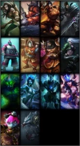 League of legends - Prata 2, 14 skins, 71 champs. LOL