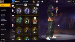 Conta Free Fire Nv. 65 Gemada Desde 2018 - Itens Antigos