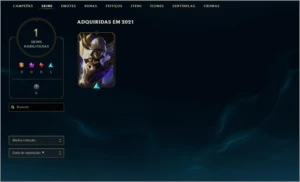 Conta League of Legends Mestre LOL