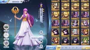Saint seiya Awakening com mais de 2600 Gemas Avançadas SSA