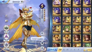 Saint seiya Awakening com mais de 2600 Gemas Avançadas SSA