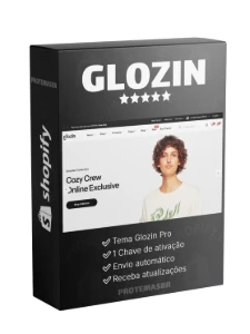 Tema Glozin Shopify PT + Chave de Ativação - Sites, Lojas e Sistemas Prontos Sites e Scripts