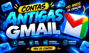 Contas Gmail Antigas 2005 -2019 | Alta Qualidade - Emails