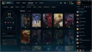 Vendo 2 contas, Uma smurf, outra com varias skins! - League of Legends LOL