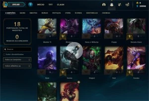 Conta Ouro 4 - Smurf LOL (league of legends) ELOMOON