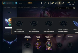 Unranked com 85 Champs e 37 Skins ( MID / ADC )