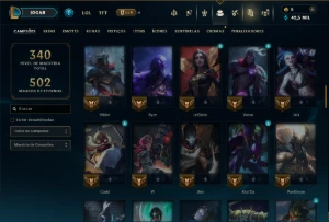 Unranked com 85 Champs e 37 Skins ( MID / ADC ) - League of Legends LOL