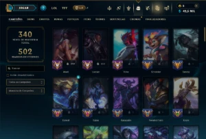 Unranked com 85 Champs e 37 Skins ( MID / ADC ) - League of Legends LOL