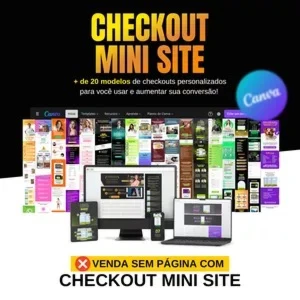 Checkout Personalizado: Mini Sites Prontos no Canva Validado - Outros