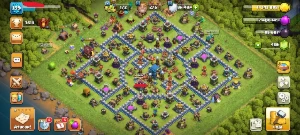 Conta Clash of Clans CV 12 full | Alterar nome Grátis...