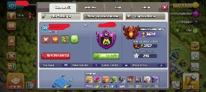 Conta Clash of Clans CV 12 full | Alterar nome Grátis...