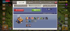 Conta Clash of Clans CV 12 full | Alterar nome Grátis...
