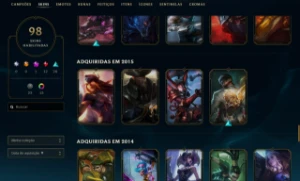 Conta de LOL Antiga com muita Skin - League of Legends