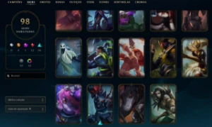 Conta de LOL Antiga com muita Skin - League of Legends