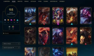 Conta de LOL Antiga com muita Skin - League of Legends