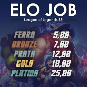 Upo seu elo por preço fixo - League of Legends LOL