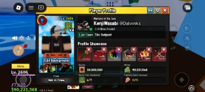 Conta de 30mi bounty e dark blade - Roblox