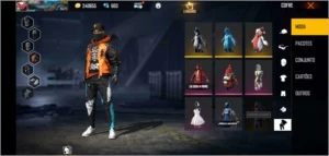 Conta free fire super rara e gemada