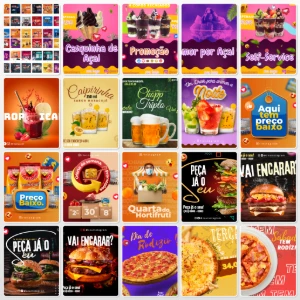 Pack De +200 Artes Editáveis + Entrega Automatica - Artes e Templates Artes Canva