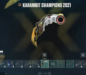 Conta Ascendent 1 , Kit Champions 2021 Karambit e Vandal - Valorant