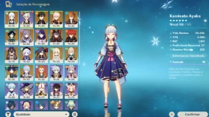 conta genshin(ar57) com 15 t5 diluc e mona com costelaçoes - Genshin Impact